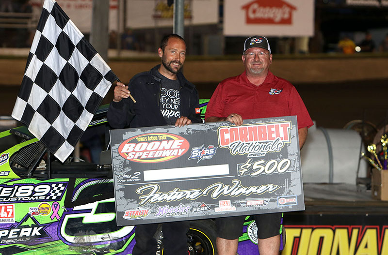 Doug Smith scores first Modified win of season at Boone - IMCA -  International Motor Contest Association